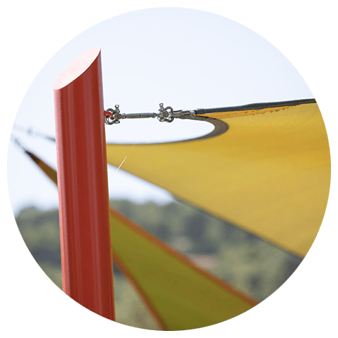 Voile d’ombrage sur mesure 