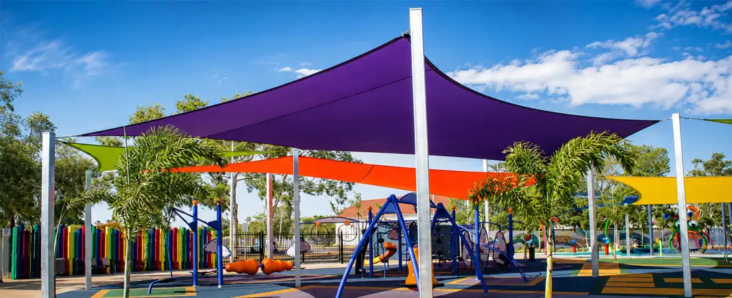 Cr&egrave;ches et &eacute;coles avec voile d&rsquo;ombrage sur mesure