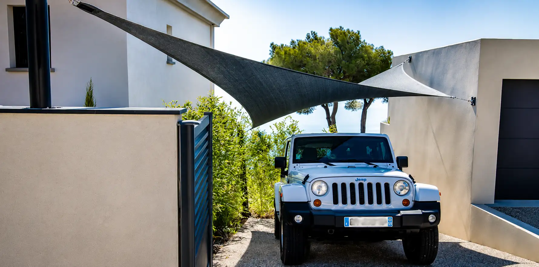 Voile d’ombrage sur mesure — Voile du Sud